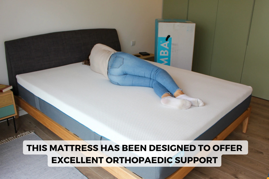 Simba mattress with test sleeper